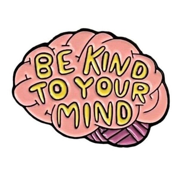Be Kind to your Mind Mental Health Awareness Enamel Pin - Picture 1 of 4